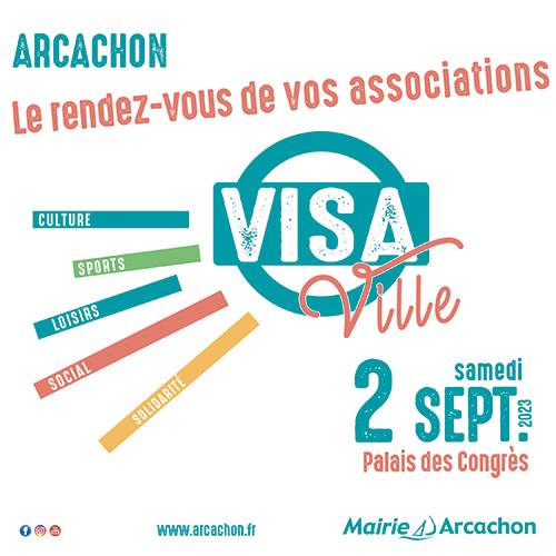 Illustration Visa Ville - samedi 2 septembre au Palais des Congrès à Arcachon