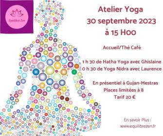 Illustration Atelier Yoga 30 settembre 2023